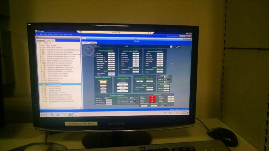 Central de BMS — automação e supervisão predial